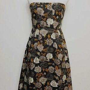 J. CREW Floral MARIELLA Dress with Pockets fully lined size 10